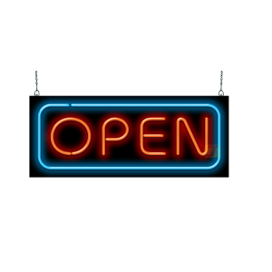 Deluxe Neon Open Sign